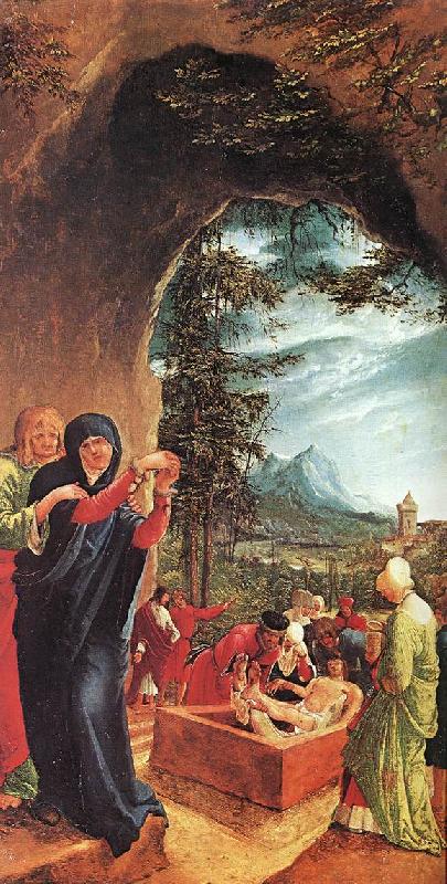 ALTDORFER, Albrecht The Entombment h France oil painting art